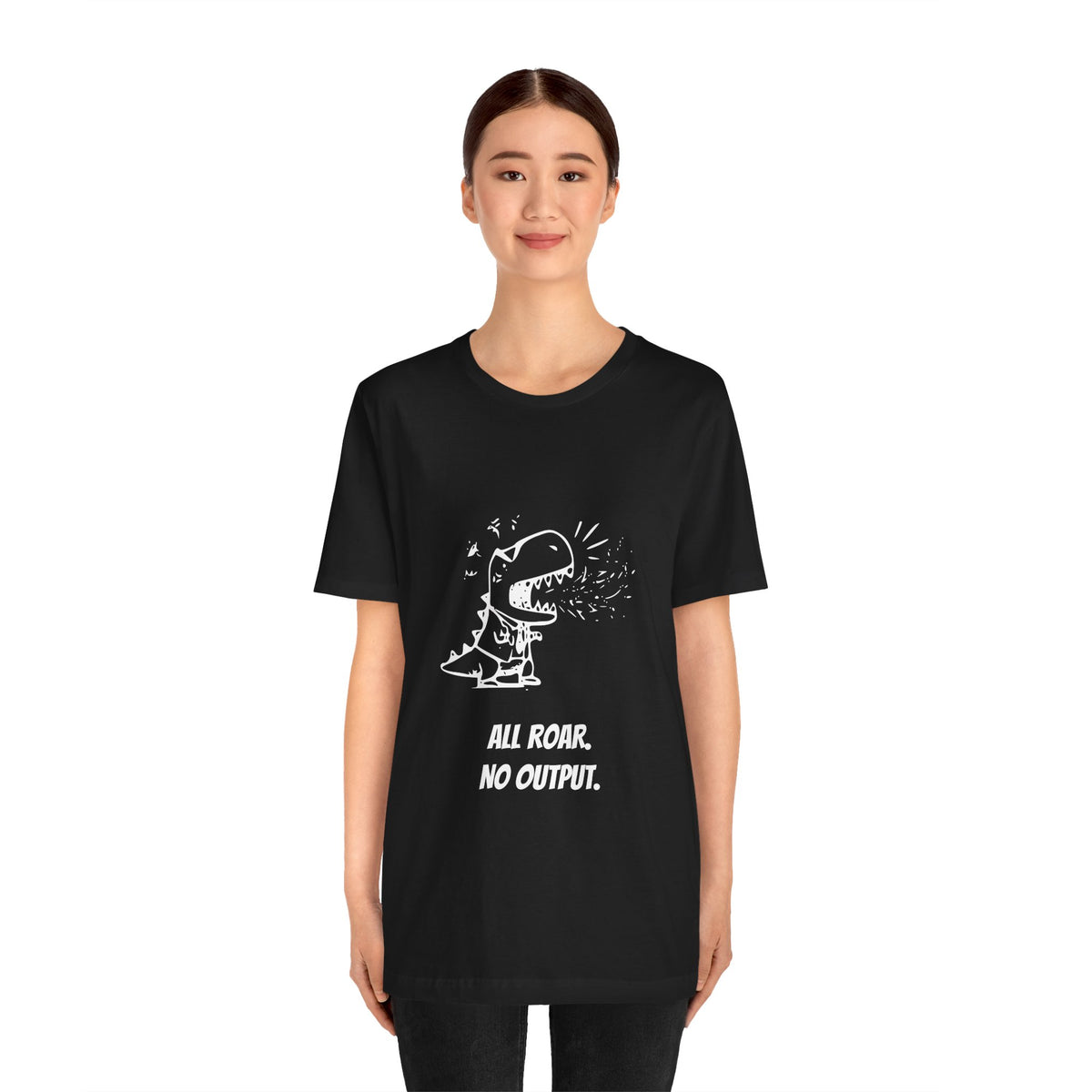 Executive T-Rex — ALL ROAR. NO OUTPUT. Tee